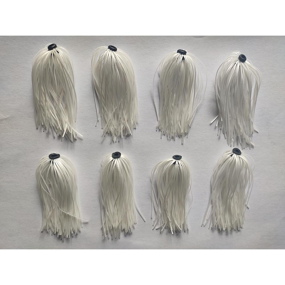 Fishing Lure Spinnerbait - 8 Paket 50 Telli Silikon Jig