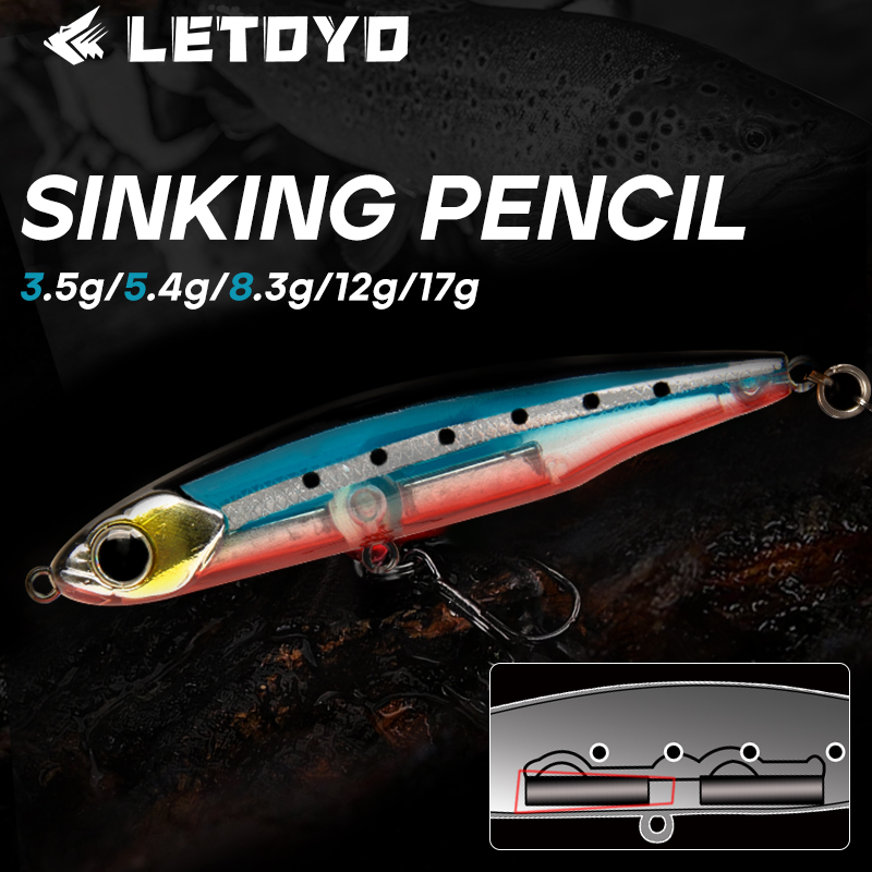 Fishing Lure Swimbait - LETOYO Batan Balık Yemi 17g 12g-3.5g