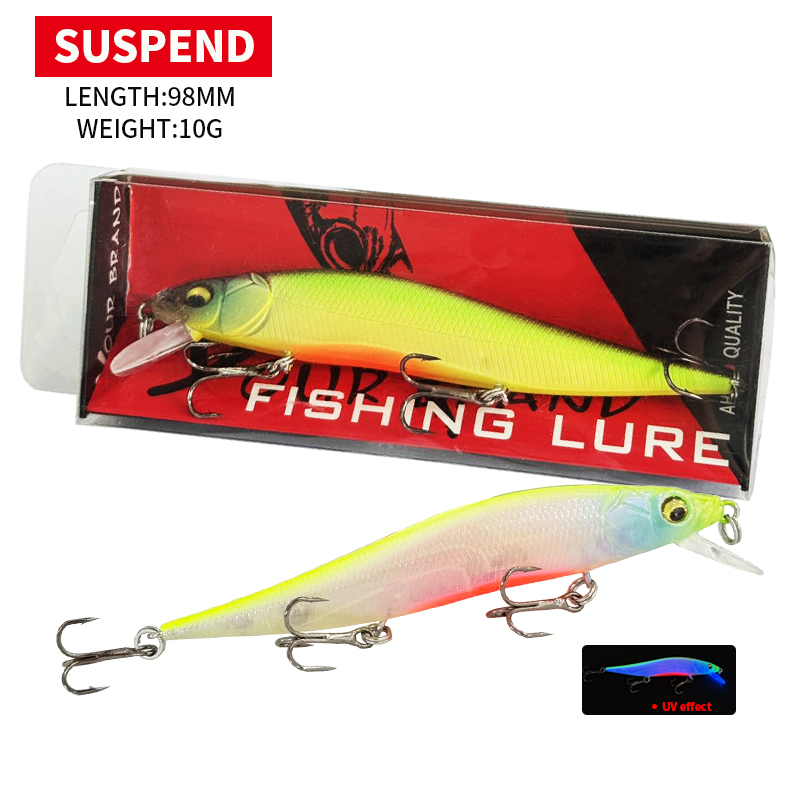 Fishing Lure Jerkbait - 98MM 10G Askıya Alınabilir Minnow Jerkbait