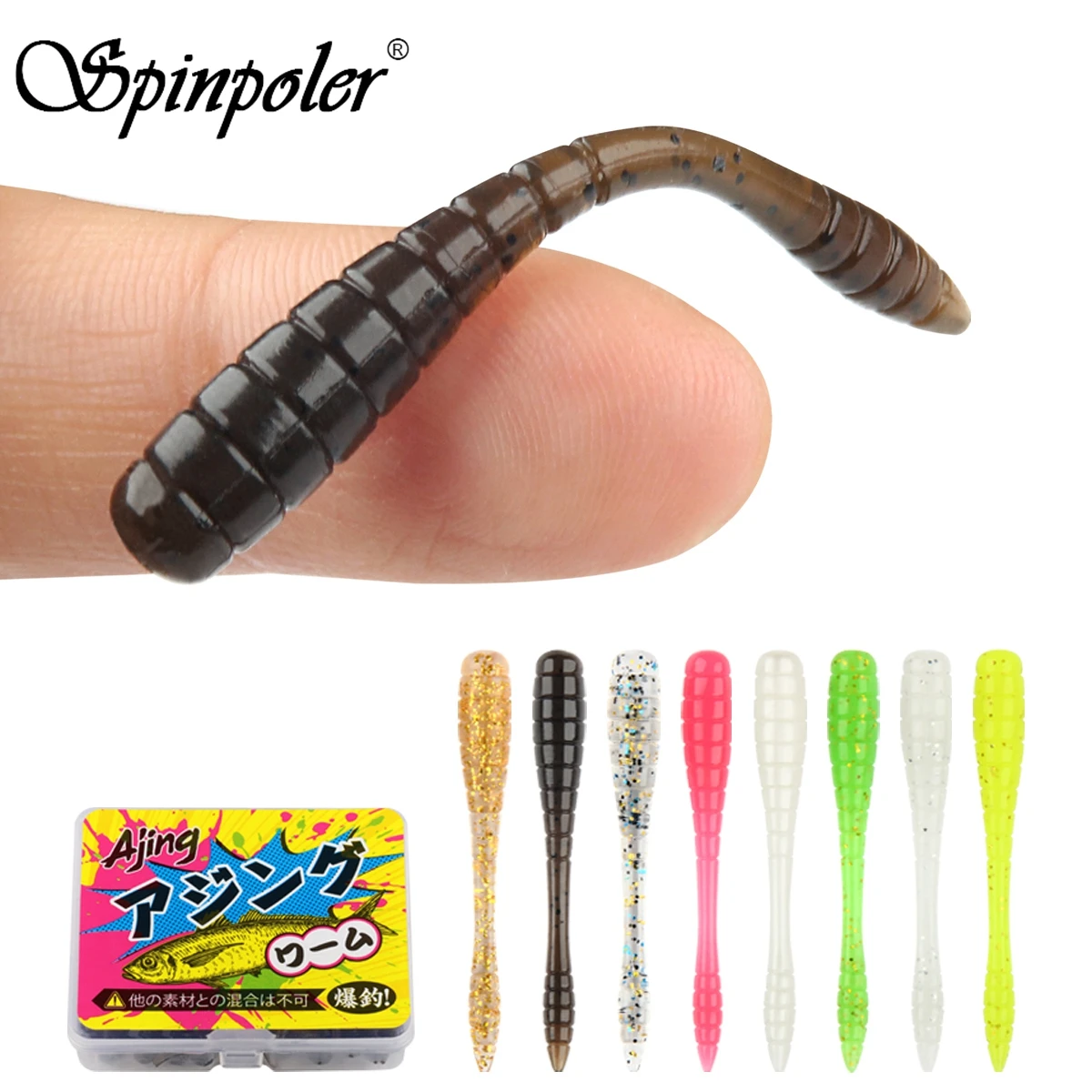 Fishing Lure Swimbait - Spinpoler TPR Ajing Yumuşak Yemler Yapay