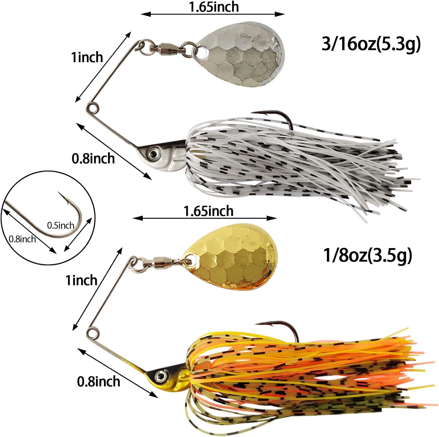 Eupheng Spinner Yem Kaşık Tel  - Fishing Lure Spinnerbait incelemesi ve fiyatı