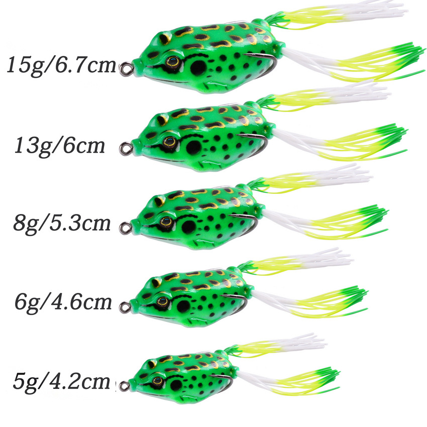 1 adet 5G 8G 15G Kurbağa Cazib - Fishing Lure Topwater incelemesi ve fiyatı
