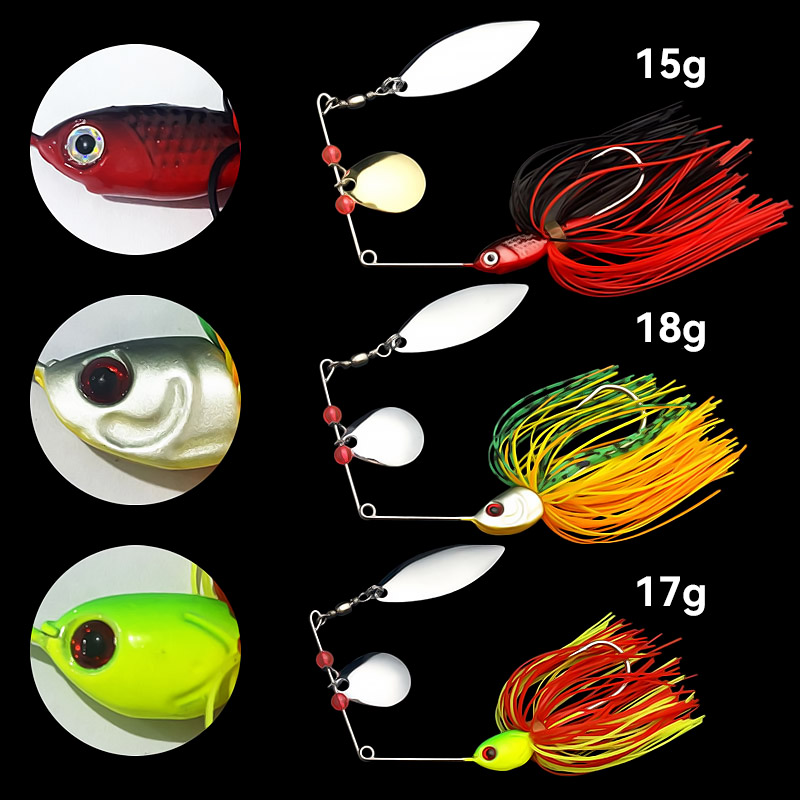 Bazuka 15g 18g Spinnerbait Bal - Fishing Lure Spinnerbait incelemesi ve fiyatı