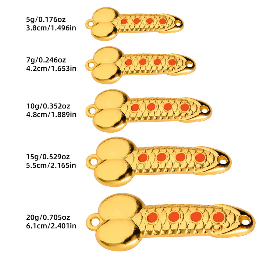 Metal kaşık Penis şekli balıkç - Fishing Lure Spoon incelemesi ve fiyatı
