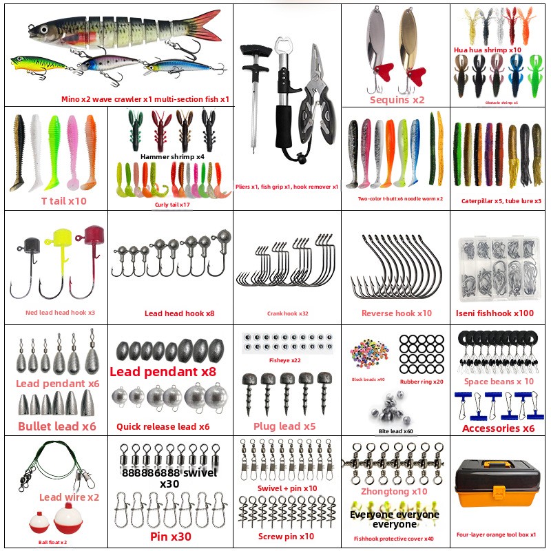 Büyük Dört Katmanlı Açık Hava  - Fishing Lure Accessories incelemesi ve fiyatı