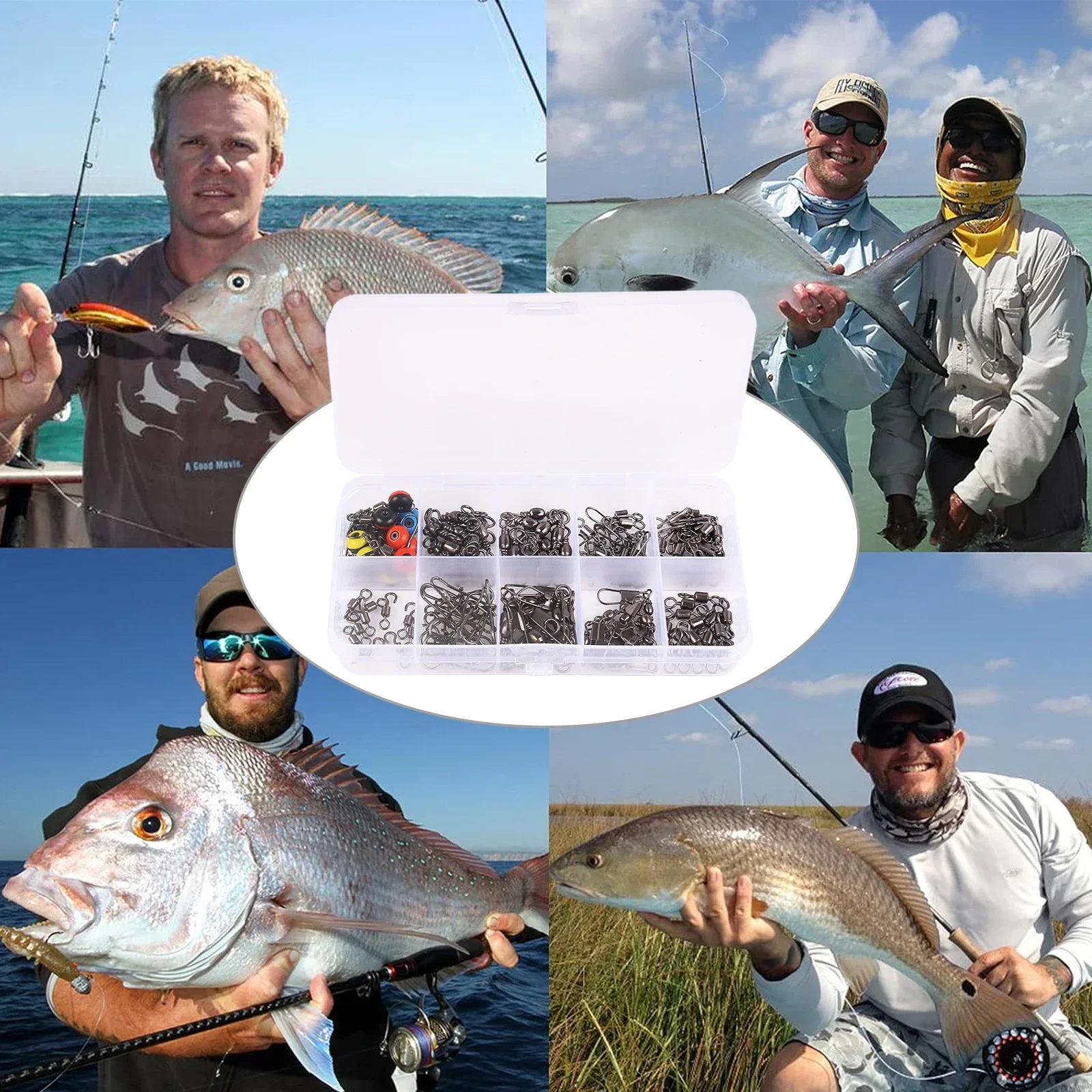 115 adet Balıkçılık Döner Bağl - Fishing Lure Kit incelemesi ve fiyatı