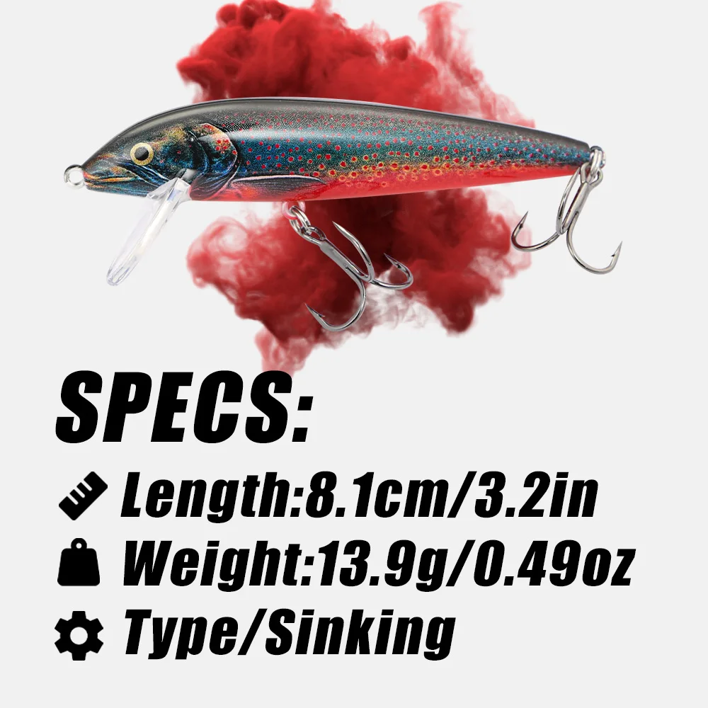 B&U 80mm Batan Minnow Wobbling - Fishing Lure Jerkbait incelemesi ve fiyatı